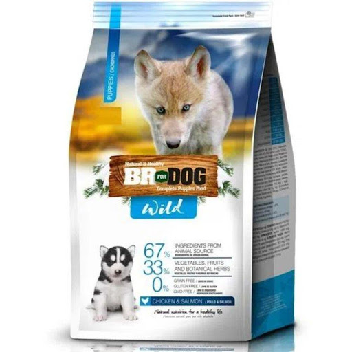 BR WILD C PUPPY 4 KG BR Alimento seco x 1 BR For Dog Wild Puppy, alimento completo para todas las razas contiene mayor aporte de proteina animal, antioxidantes naturales, mantiene el sistema inmunologico saludable, piel y pelaje sano