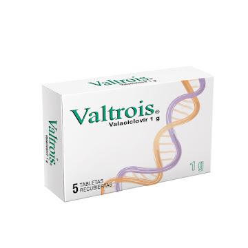 **Valtrois Valaciclovir 1Gr Caja x 5Tab  