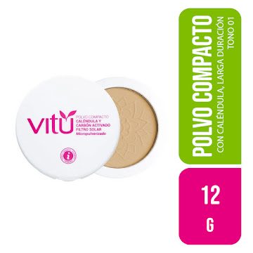 Polvo Vitú Caléndula Espejo Tono #1 Macad x 12 gr  