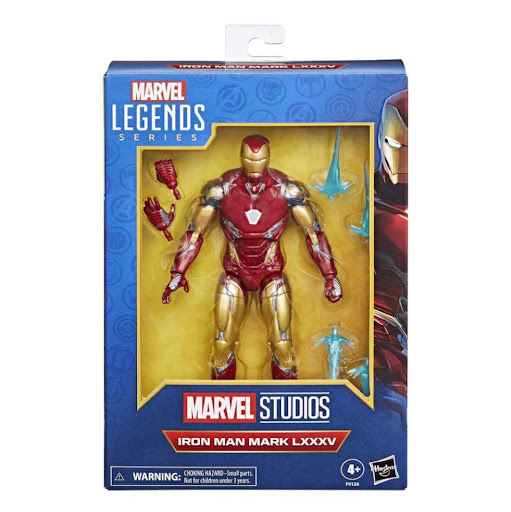 Figura De Acción Marvel Legends Series Iron Man Mark Lxxxv Marvel  x 1 Es una figura coleccionable inspirada en la película Avengers: Endgame. Incluye detalles premium y accesorios como manos alternas y efectos de repulsor.