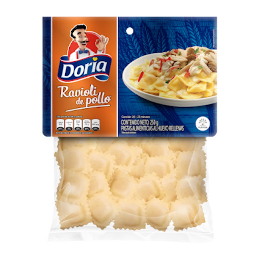 Pasta Doria Ravioli De Pollo x 250 gr