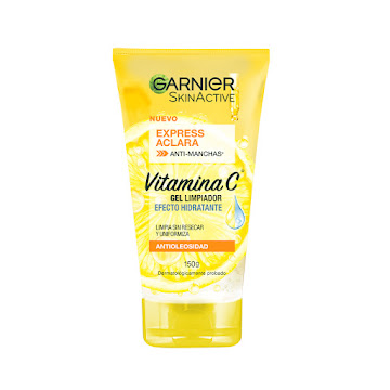 Gel Limpiador Garnier Hidratante Express Aclara x 150 gr  
