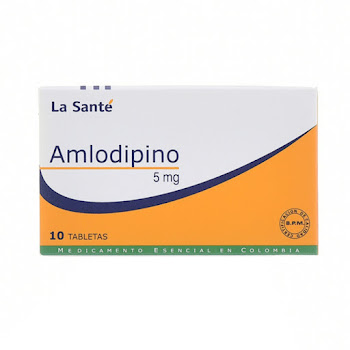 Amlodipino La Santé 5 mg Caja x 10 Tabletas  