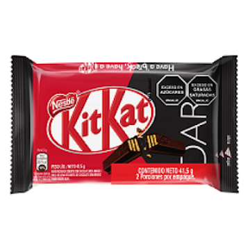 Chocolatina Kit Kat   Dedos Chocolate Oscuro x 41.5 gr 