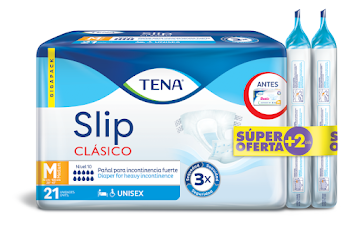 Oferta Pañales Adulto Tena Slip Clasico Medium x 21 + 2 und undefined