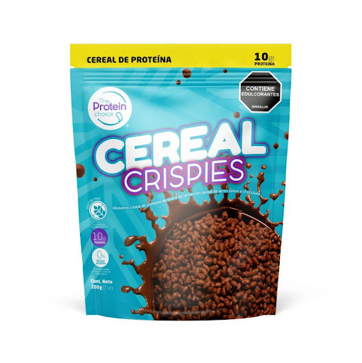 Cereal Crispies The Protein Choice 200 gr The Protein Choice 200 Gr x 1 ¡Disfruta del sabor crujiente y la proteína de Cereal Crispies! Con este delicioso cereal, obtendrás la energía que necesitas para empezar el día. Perfecto para complementar tu dieta saludable y mante