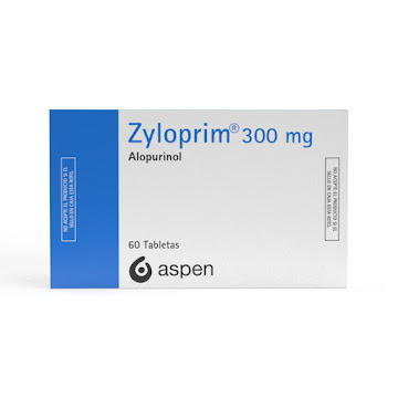 Zyloprim Alopurinol 300 mg Aspen Caja x 60 Tabletas  