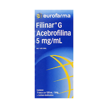 Filinar G Acebrofilina 5mg/ml Eurofarma Frasco x 120 ml  