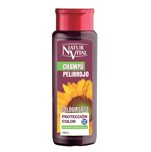 Champú Naturvital Coloursafe Pelirrojo x 300 mL NATURVITAL Frasco x 1 Und