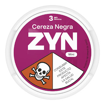 Bolsas de Nicotina Zyn Black Cherry 3mg Lata x 15 und  