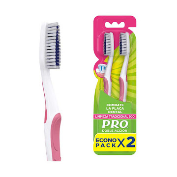 Cepillos Dentales Oral-B Pro Doble Acción Limpieza Tradicional 900 x 2 und  