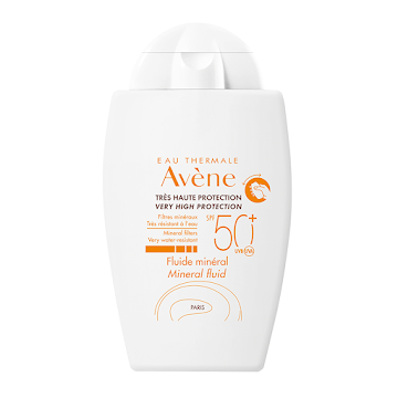 Agua Mineral Solar Avene Pieles Sensibles Intolerantes SPF 50+ x 40 ml  