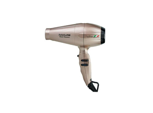 SECADOR PROFESIONAL PORTOFINO ROSE GOLD BaBylissPRO Caja x 1 Und Rejilla de Nano Titanium
Generador de iones
Motor AC italiano de alto desempeño 2000W