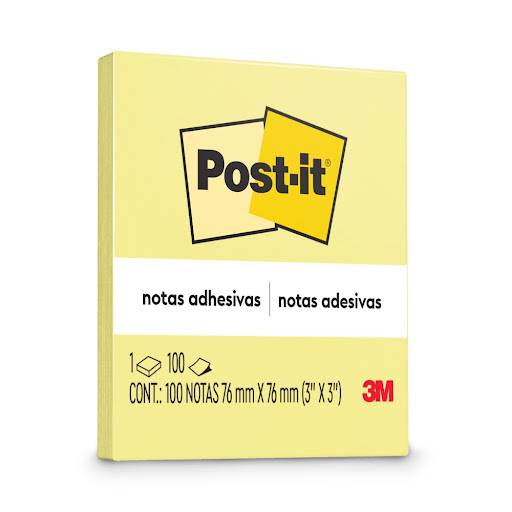 Notas Post It Amarillo 100 hojas x 1 und