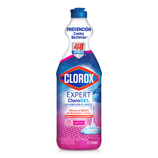 //Limpiador Desinfectante Clorox en Gel Magia Floral x 1000Ml