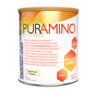 Fórmula Infantil Puramino Lata x 400 gr  
