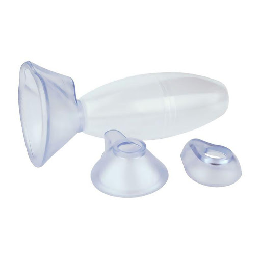 INHALOCAMARA PEDIATRICA CON VALVULA GHC GHC  x 1 Dispositivo diseñado para mejorar la administración de medicamentos inhalados en niños. Permite una mejor absorción del fármaco al separar la salida del gas y facilitar su llegada a los bronquios