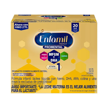 Fórmula Infantil Enfamil Premium 1 Líquida 0 a 6 Meses Caja x 6 Frascos  