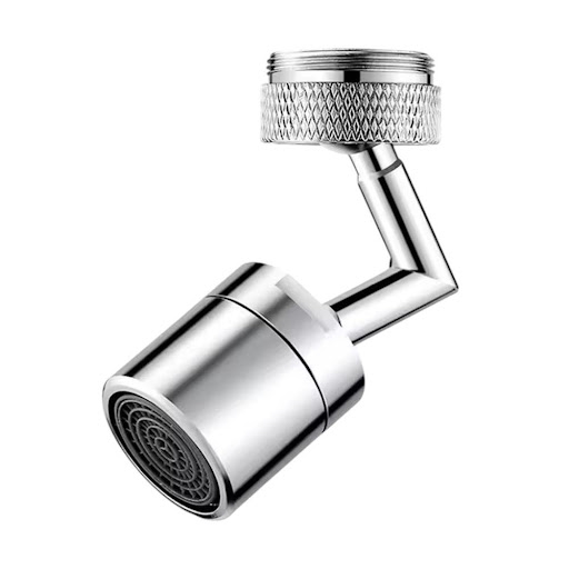 Grifo de Agua 360° Ajustable para Evitar Salpicaduras GENERICO Unidad x 1 Convierte tu grifo tradicional en una herramienta más práctica y funcional con este adaptador giratorio 360°. Su diseño moderno permite redirigir el flujo de agua fácilmente, ideal para lavar frutas, 