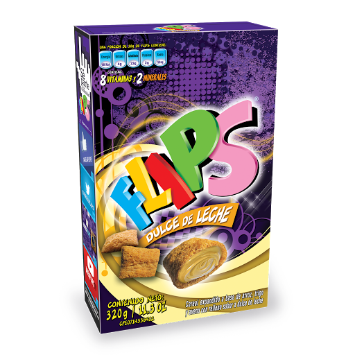 Cereal Flips Dulce De Leche x 320 gr
