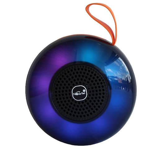 Parlante LED Portatil Bluetooth Bateria Recargable NANOTEC Unidad x 1 