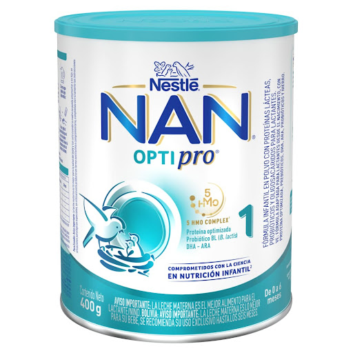 Fórmula infantil NAN Optipro Etapa 1 Lata x 400 gr