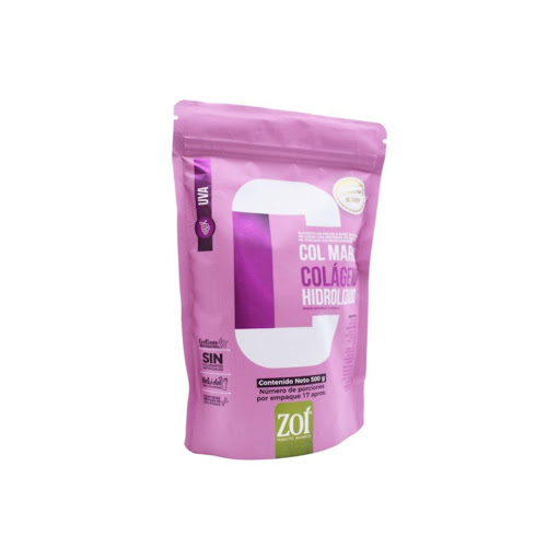 Colageno Marino hidrolizado ZOI Doy pack 500 gr x 1 Es un suplemento en polvo de alta pureza, elaborado a partir de colágeno marino hidrolizado, reconocido por su excelente absorción y beneficios para la piel, cabello, uñas y articulaciones. Ayuda a me