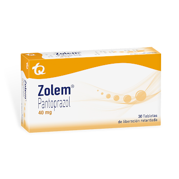Zolem Pantoprazol 40 mg Tecnoquimicas Caja x 30 Tabletas  