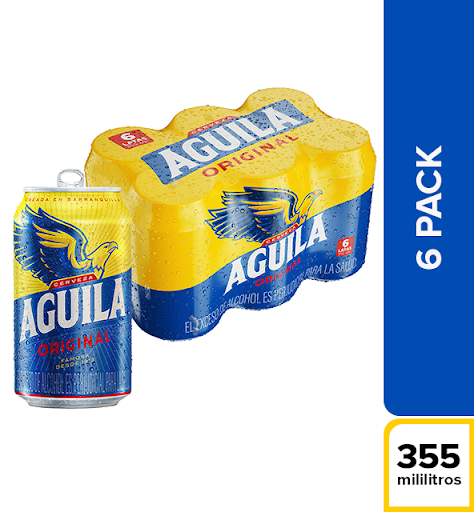 Cerveza Aguila Lata 