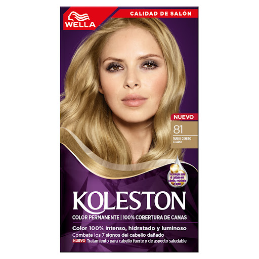 Kit Tinte Koleston Rubio   Cenizo Claro # 81 x 70 ml
