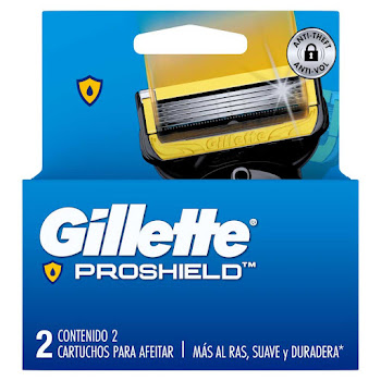 Repuestos Cuchilla de Afeitar Hombre Gillette Proshield Caja x 2 und  