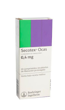 Secotex Ocas 0.4Mg Com. Caj.X10Com. Boehringer Clorhidrato Tamsulosina Tamsulosina 0,4 Mg undefined