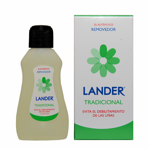 Quitaesmalte Removedor Lander Tradicional Evita Debilitamiento x 55 ml