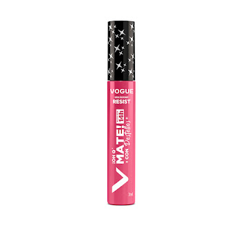 Labial Vogue Resist Mate Con Destellos Tono Estelar Tubo x 3 ml  