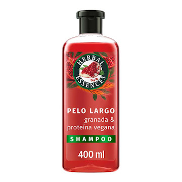 Shampoo Herbal Essences Granada Y Proteina Vegana Frasco x 400 ml  