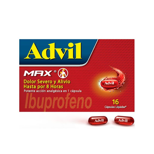 Advil Max Ibuprofeno x 16 Cápsulas