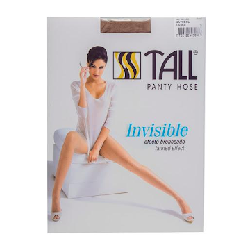 Medias Tall Panty Hose   Invisible Efecto Bronceado L Natural X1Und.     