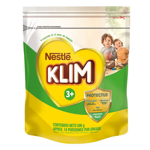Alimento Lácteo Klim 3+ DHA x 500 gr