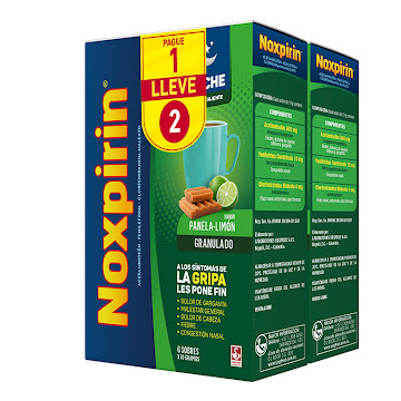 Noxpirin F Adultos Noche Panela Limón Caja x 6 Sobres  