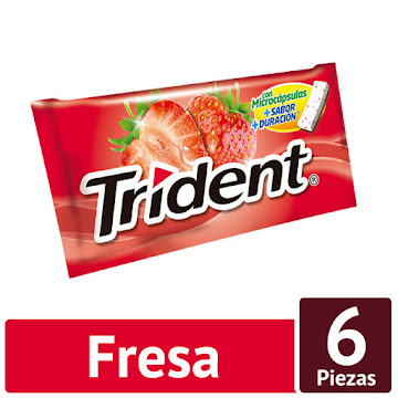 Goma De Mascar Trident Fresa x 10.2 gr  