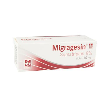 Migragesin Sumatriptán 8% Gotas Frasco x 10 ml  