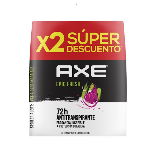 Desodorante Axe Epic   Fresh Aerosol Bipack x 152 ml