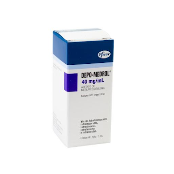 Depo-Medrol Metilprednisolona 40mg/ml Pfizer Caja x 5 ml  