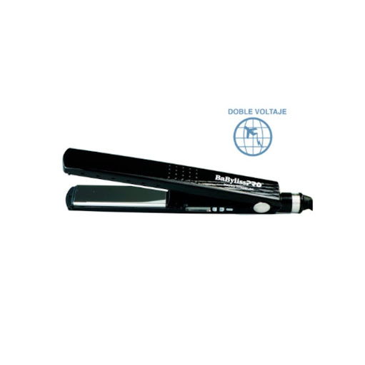 PLANCHA DIGITAL NEGRA 1 ¼» BaBylissPRO Caja x 1 * Las placas reales de Nano Titanium son al día de hoy las más efectivas para la transferencia de calor rápida y equitativa hacia el cabello para obtener un alaciado o rizado definitivo en menor tiemp