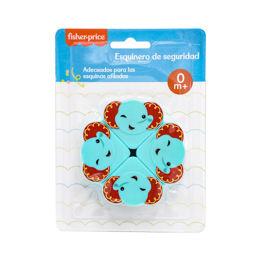 Esquinero de Seguridad Bebés X 4 Fisher Price Fisher Price Caja x 4 Hogar seguro para tu bebe con esquinero de seguridad fácil de instalar y quitar, adecuados para la mayoría de las esquinas afiladas y bordes duros, como madera, vidrio, metal, bordes de cerámica, mesi