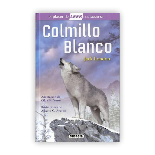 Colmillo Blanco (t.d) Nivel 4 Susaeta Ediciones Libro x 1.0 Colmillo Blanco  Desde muy joven, Jack London se vio obligado a trabajar y a lo largo de su vida ejerció oficios muy diversos,como marinero, buscador de oro, corresponsal de guerra... Comenzó a escrib