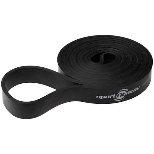 BANDA ELASTICA PODER NEGRA 208X22X4.5MM SPORT Sport Fitness Individual x 1 Bandas de resistencia diseñadas para entrenamiento de fuerza, movilidad y rehabilitación. Ofrecen soporte en ejercicios de calistenia y levantamiento de pesas.Características:Material: Látex de alta r