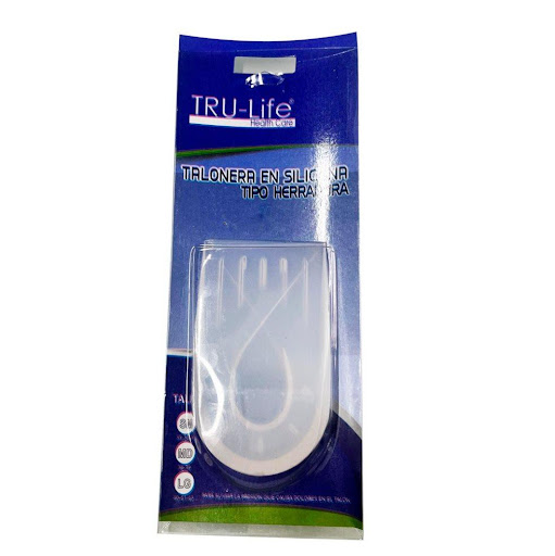 TALONERA SILICONA TIPO HERRADURA L TRULIFE BOLSA x 2 
