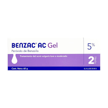 Benzac Ac Peróxido De Benzoilo 5% Galderma Tubo x 100 gr  