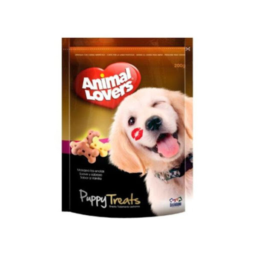 SNACK ANIMAL LOVER C PUPPY TREATS 1 KG ANIMAL LOVER  x 1 Puppy Treats es un suplemento alimenticio para suministrar como premio o snack a perros de todas las razas y tamaños desde los 12 meses de edad. Proporcione agua fresca en todo momento. Este merienda 